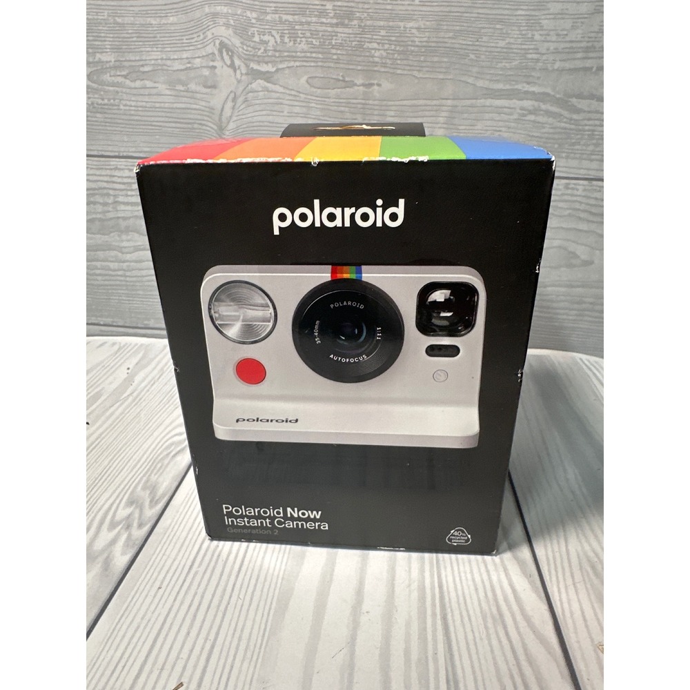 Polaroid Now Instant Camera Autofocus Double Exposure Self Timer 9027